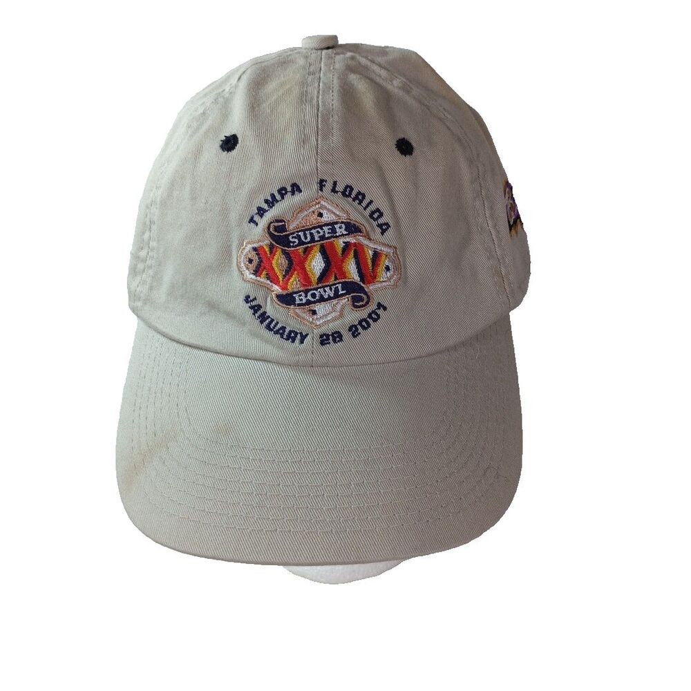 Ravens Super Bowl XXXV (35) Hat Tampa Florida 2001 Logo Embroidered NFL Puma Cap